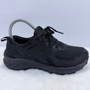 Asics Gel Venture 9 Sneakers Running Trail Shoes Triple Black Women’s Size 5.5